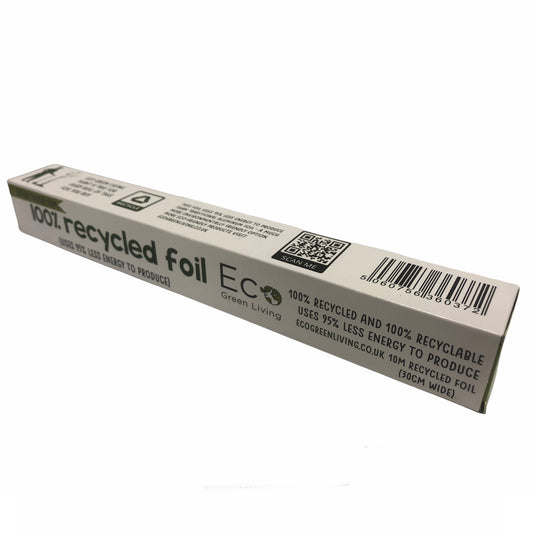100% Recycled Aluminium Foil - 30cm x 10m
