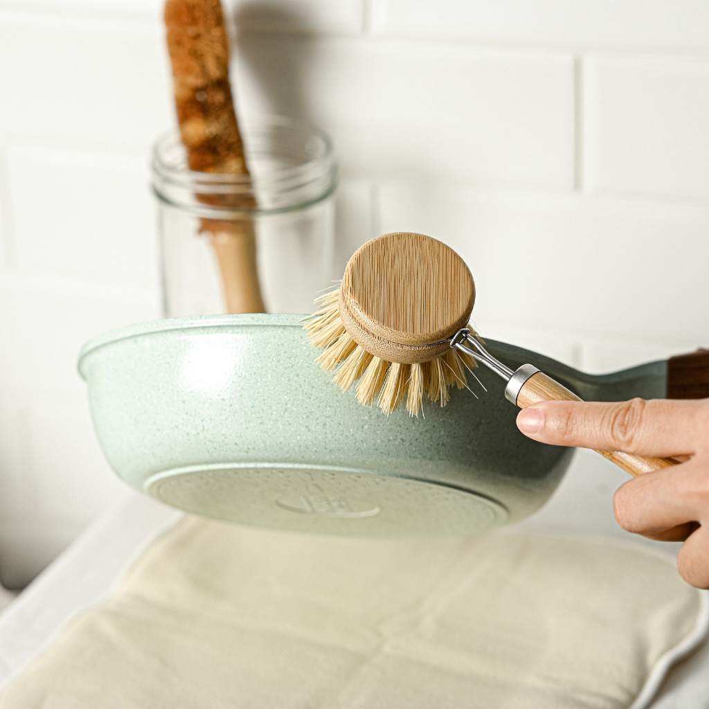 Reusable Bamboo Dish Brush - Tree of Life