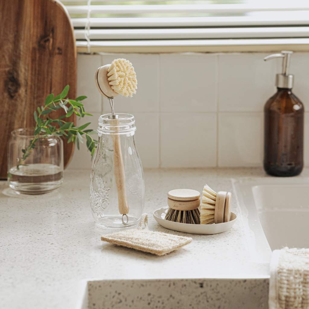 Bamboo Dish Brush Set
