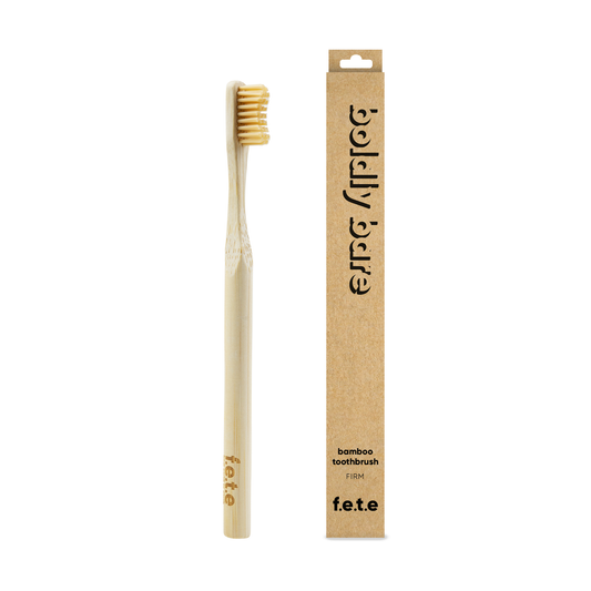Adult's Firm Bamboo Toothbrush - Boldly Bare - hiraethcynefin