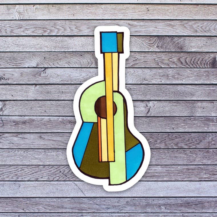 Picasso Guitar sticker