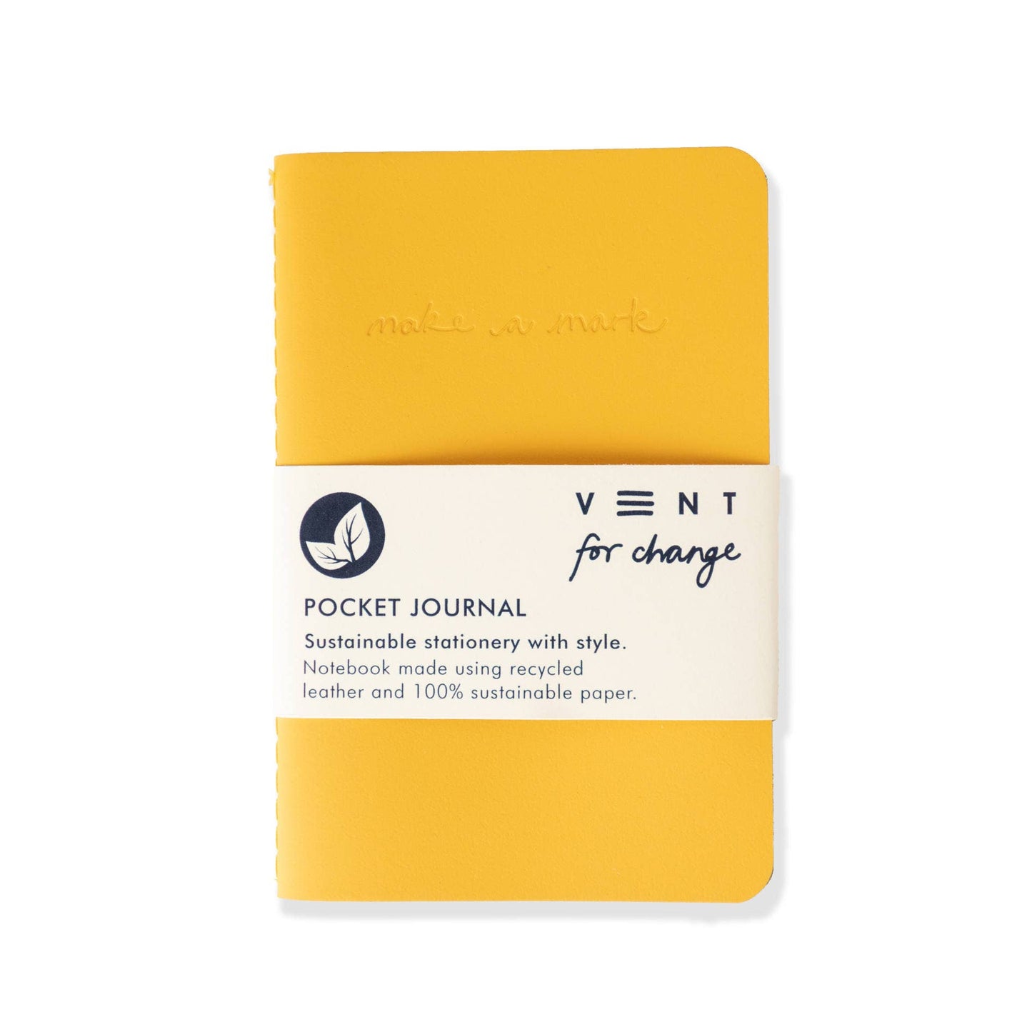 Make a Mark Pocket Journal - Yellow