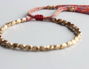 Tibetan Copper Bead Bracelet