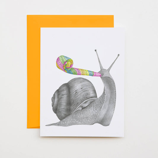 Herbie Homestead Brown Garden Snail Note Card