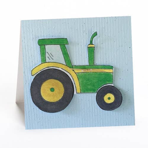 Tractor Gift Enclosure Card