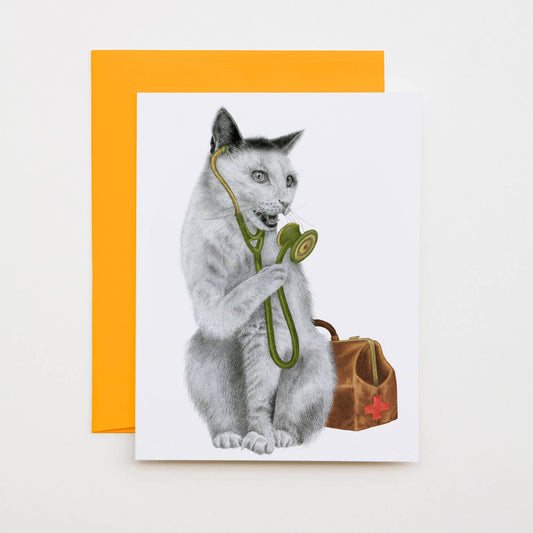 Tam Estavida Cat Note Card