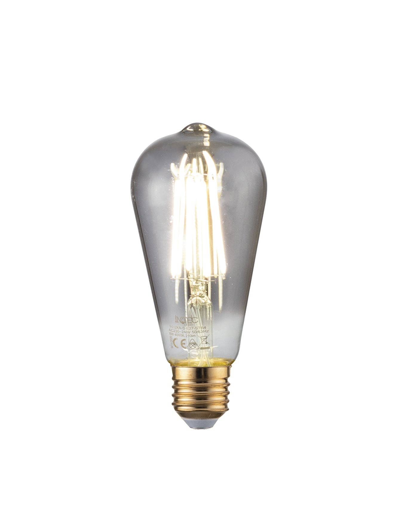 8W LED Light Bulb in Smoke