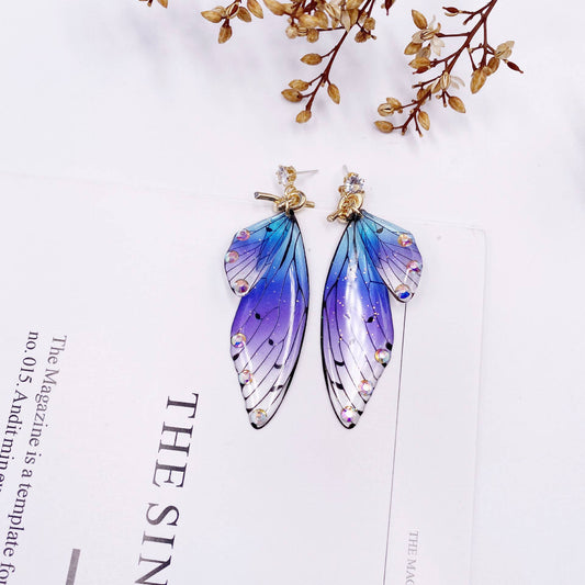 Handmade Fairy Wing Earrings