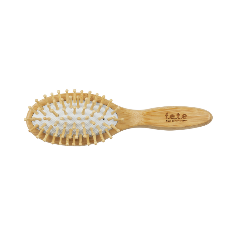 Bamboo and Natural Rubber Hair Brush - Small - hiraethcynefin