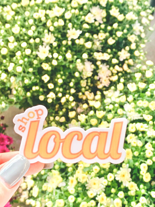 Shop Local Sticker