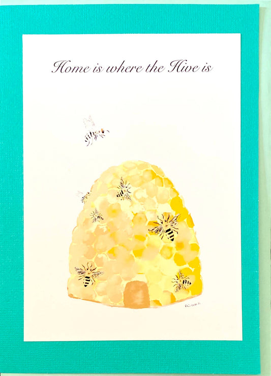 Home Is Where the Hive Is Greeting Card