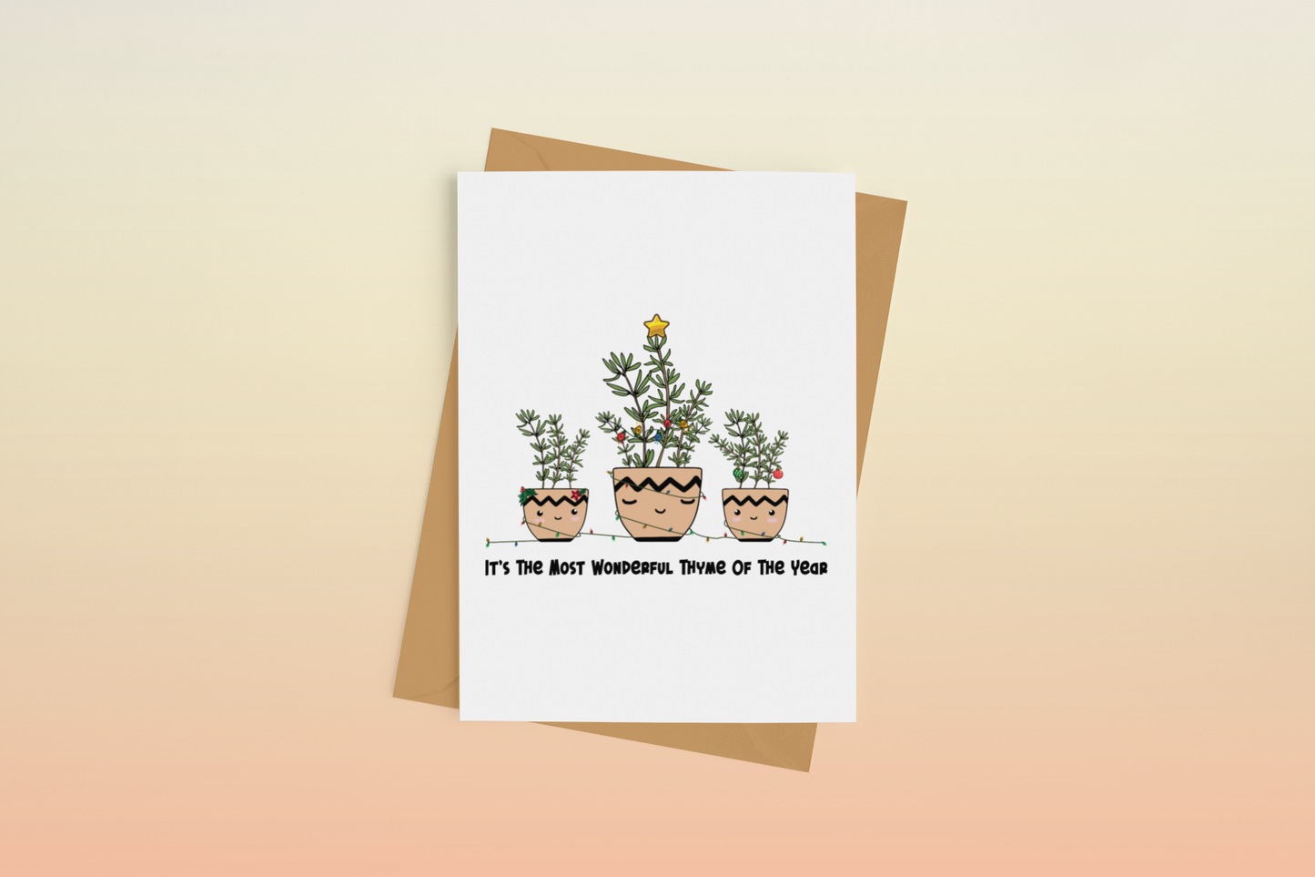 It's the Most Wonderful Thyme of the Year Christmas Card