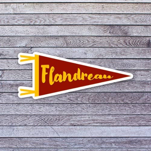 Flandreau Pennant sticker