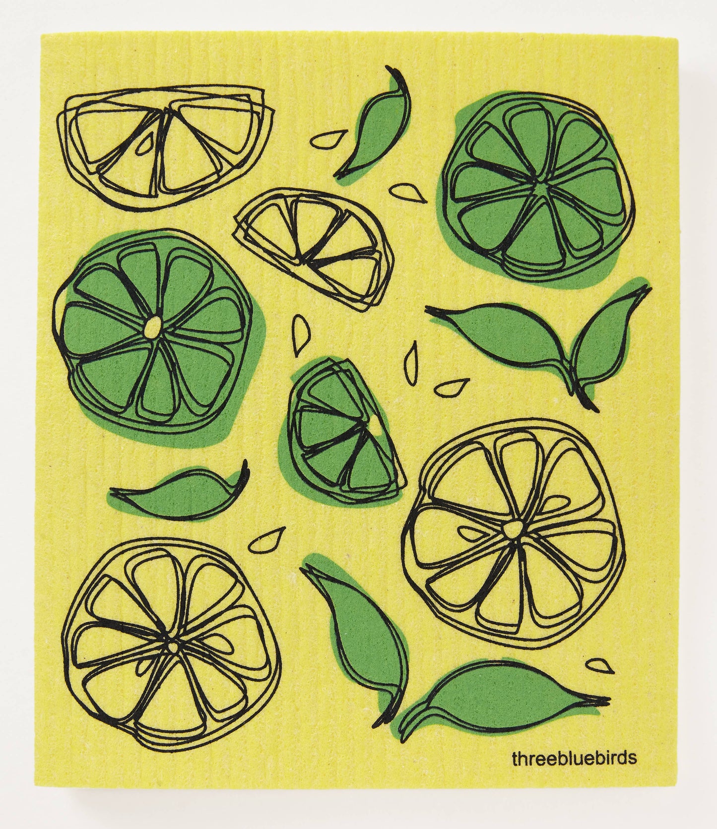 Lemon Lime on Yellow